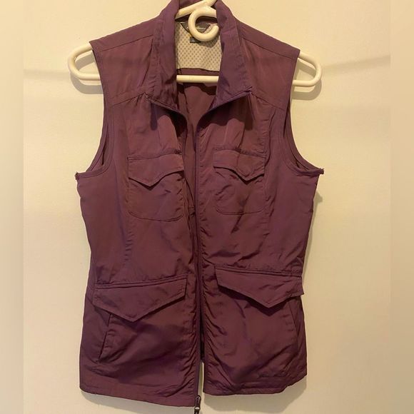 Women's Purple Sleeveless Jacket - Picture 2 of 7
